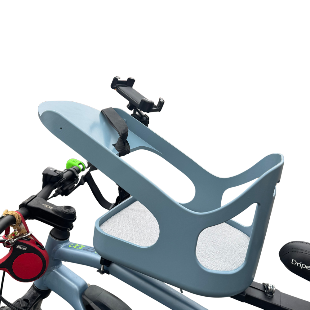 dog bike seat on a bike